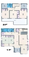 間取図/区画図:6SSLDK！(洋室4、和室2)
収納スペース充実！