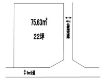 間取図/区画図:建築条件付き売地★